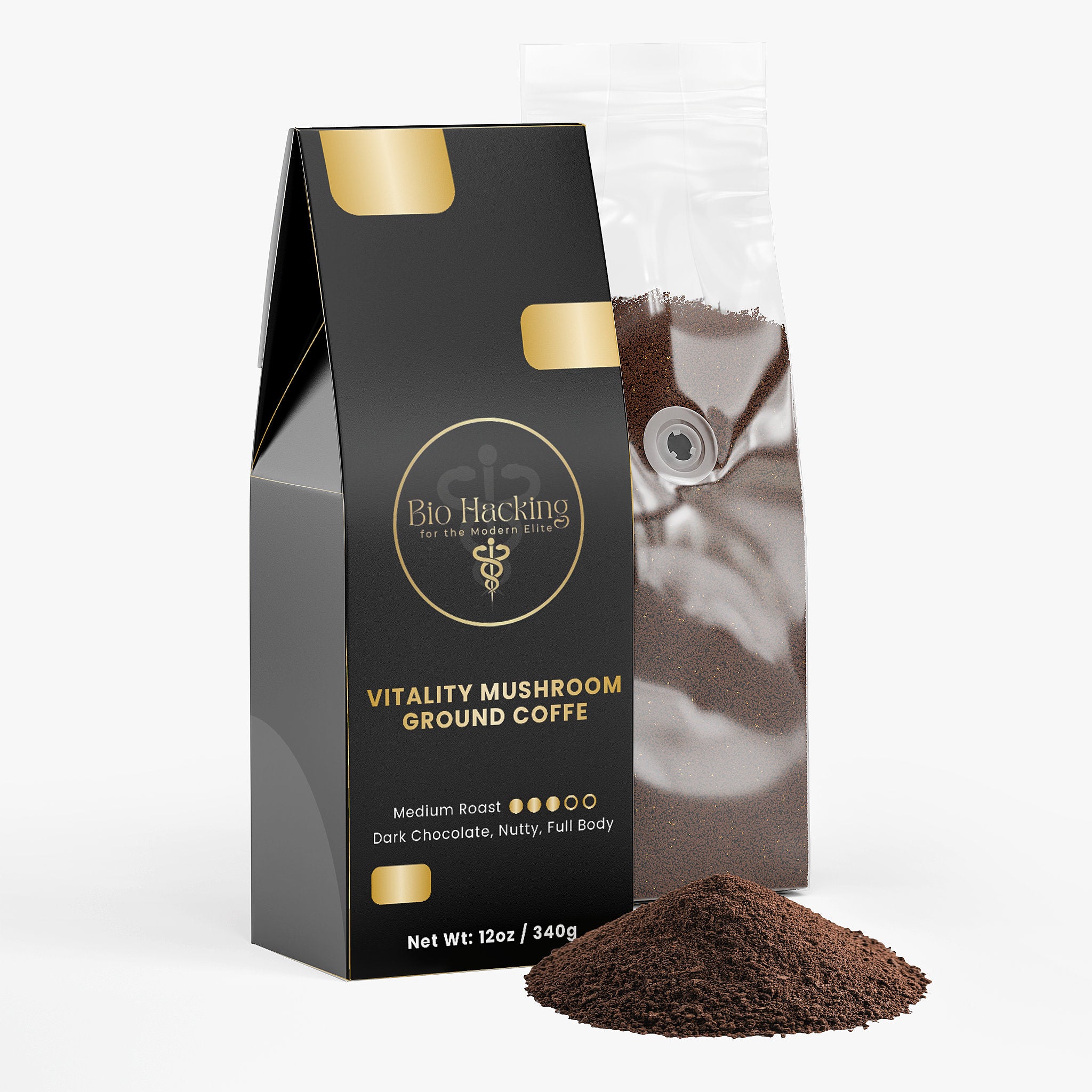 Vitality Mushroom Coffee (Medium Roast)