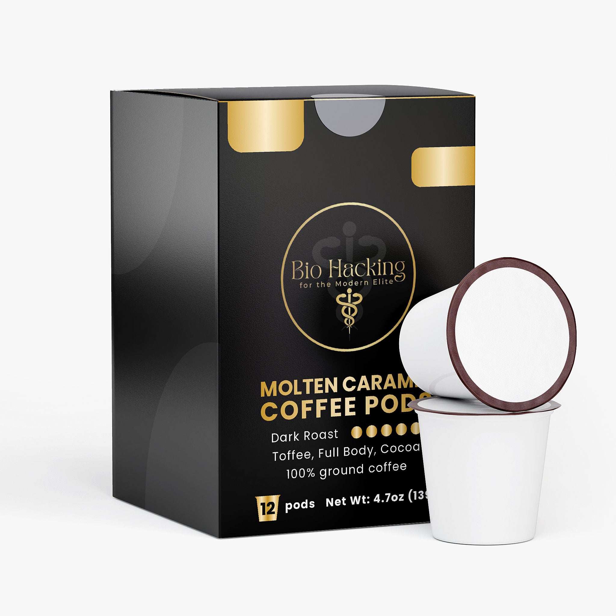Molten Caramel Coffee Pods (Dark Roast)